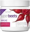 HumanN SuperBeets Pudră imună - Extract de semințe de struguri și Wellmune® Beta Glucans - Aromă de cireșe, 5,5-Ounce