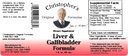 Formula originala Christopher Liver & Gallbladder Formula, Herbal Supplement for Detox & Digestive Support, 2 fl oz
