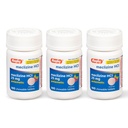 Rugby Meclizine Tablete masticabile 25mg - Anti-greață Medicina ajută cu boala de mișcare - 100 Count (3 ambalaj)