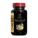 Suplimentul de semințe CHIA - Fibră mare și proteine cu Omega-3 Supliment, chia vitamina semințe, Vegan chia ulei de semințe, chia ulei de semințe moale - 1 flacon