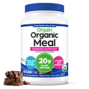 Orgain Organic Vegan Masă de înlocuire Pulbere de proteine, cremoase de ciocolată Fudge - 20g de proteine pe bază de plante, Gluten gratuit, lactate, Lactoză gratuit, Soy gratuit, fără zahăr adăugat, pentru Smoothies & Shakes - 2.03lb