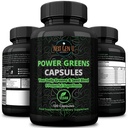 Super Greens - Suport sistem imunitar - 500 mg 120 capsule Vegan - Superfoods for Daily Booster - Keto Blend sănătos cu Acai, Wheatgrass, Guarana, Chlorella, Flaxseed, Matcha, Maca - by NextGenU