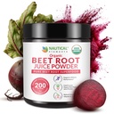 Pudră de sfeclă de suc Organic - presat la rece - 20:1 Concentrat - Pulbere de sfeclă concentrată Root - Oxid azotic - Suport de circulaţie - 57 Servirea de supliment rădăcină de sfeclă - 7oz