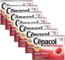 Cepacol Putere maximă gât picătură Lozenges, Cherry, 16 Conte (Pachet de 7)