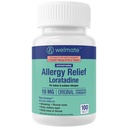 WELMATE - Ajutor pentru alergii - Loratadină 10 mg - 24 Ore Relief Antihistaminic - non-drowsy - Runny nas - Strănut - Mâncărime nas & gât - ochi albi - Medicamente pentru alergii în interior și în exterior - 100 Conte