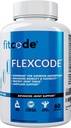 cod potrivit Flexcode Suport Comun Ultra Premium, Glucosamină, Turmeric, MSM, Chondroitin, Acid hialuronic, Gluten-Free, pentru bărbaţi şi femei (30 Servings)