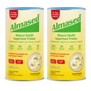 Almased Vanilla Masă de înlocuire Shake - Low-Glycemic High Plant Base Proteine pulbere- Greutate nutriţională Health Supplement - Vanilla Flavor - 17,6 oz (1.1 Pound (2 ambalaj))