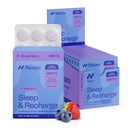 Neuro Melatonina 5mg Menta de somn si reincarcare (144 bucati) - Menta melatonina de zahar rapida cu balsam de lamaie si musetel pentru somn mai bun - Supliment de somn calm pentru adulti - Aroma de berry