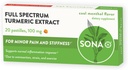 SONA Pastile Turmerice, se dizolvă în gură, 600% Absorbţie mai mare a curcuminei comparativ cu capsulele