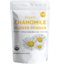 Iyasa Holistics Organic Chamomile Flower Powder, grad alimentar pentru gătit, gătit, ceai, băuturi de vară, DIY Skin și produse de îngrijire a părului, Natural Face Packs, Face Mask 8 oz 223 gm