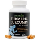 GreenIVe Curcumină cu BioPerine 90 Capsule cu Curcumin 46X Absorbţie superioară