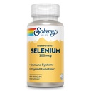 Solaray Seleniu, potenţă ridicată, sistem imunitar sănătos, funcţie tiroidiană şi suport antioxidant, 100 VegCaps
