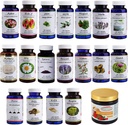 Hekma Center Suplimente pachet pentru MS - 18 medicinale Herbs & Sidr Honey cu Royal Jelly - 100% Natural, Pur organic - Vegan - Suplimente pentru M.S.