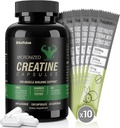 150 capsule de creatinină + 10 ambalaj Combinaţie de electroliţi, şi 200 capsule de creatinină Supliment pentru muşchi, energie, recuperare, Creatură fără gluten pentru femei, bărbaţi