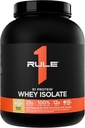 Articolul 1 Proteina R1 Whey Izolat - cu 25g Proteine & 6g BCAA Exclusiv din surse izolate și hidrolizate pentru recuperarea antrenamentului (5 lire*, Banana Crème)