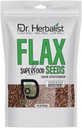 Dr. HERBALIST Seeds 400g,Linum Usitatissimum,Alsi Seeds,Super Food, Essential Omega Fatty Acids, High in Plant-Based Proteine, și Fiber, pentru Smoothies, Baking, pentru Digestion Easy și Absorbție