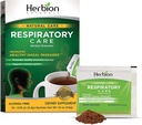 Herbion Naturals Respiratory Care Granule de plante 10 Ct, pentru întreaga familie, funcţie respiratorie sănătoasă, Tuse de eliberare, 10 Conte, Pachet de 1