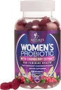 Probiotice pentru femei Gummies cu cranberry - 6 strine premium pentru PH echilibru, Digestive Health, Vaginal & Immune Support, 3 Miliarde CFU, Femei Probiotic Gummy pentru sanatate feminina - 120 Gume