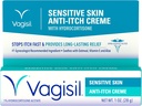 Vagisil Feminine Anti-Itch Cream for Women, Sensitive Skin Formula cu Hydrocortizon, Ajuta la ameliorarea Infectiei Drojdii Iritație, Ginecolog testat, Soothes & Cools, 1 oz (Pachet de 1)