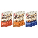 CLIF Nut Butter Bar - Variety Pack - Unt de arahide Umpled Energy Bars - Non-GMO - USDA Organic - Plant-Based - Low Glycemic - 1.76 oz. (12 Conte)