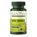 Banyan Botanics Liver Formula - USDA Organic, 90 Tablete - Curățarea ierburilor amare pentru a detoxifia ficatul și vezica biliară