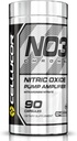 Cellucor NO3 Suplimente de oxid nitric cromic cu Nitrat de arginină pentru pompa musculară și fluxul sanguin, 90 capsule, G4