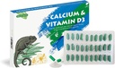 Suplimentul Reptile de calciu cu vitamina adaugata D3, Ideal pentru Dragoni cu Barbă, Ţestoase & mai mult