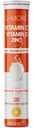 U-MORE Vitamina C 1000mg & Zinc + vitamina D, 20 comprimate efervescente, aroma portocalie, supliment de sprijin imun, dissolvire rapidă, boost-uri Sistemul imunitar, sprijină sănătos piele, păr, și unghii