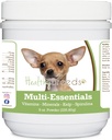 Rase sanatoase Chihuahua Multi-Essentials pulbere pentru câini - un supliment ideal de vitamine, minerale si antioxidanti pentru cainele tau - 8 oz