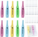 12 Piese ceara ureche instrument de îndepărtare cu LED-uri lumină pentru curăţarea ceara urechii Reutilizabil Pick urechi Tweezer Cleaner pentru adulţi şi copii de îngrijire a urechii