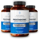 VITASEI Prostabionic cu Graminex, Saw Palmetto, Pygeum Africanum - Controlul vezicii urinare și suplimente de prostată pentru bărbați - 60 capsule (Pachet de 3)