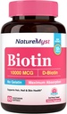 Biotin 10000 mcg, mare potenta, biologic activ, ulei de cocos presat la rece pentru absorbtie maxima, fara gelatina, par, unghii, piele, 60 Vegetarian Softgels