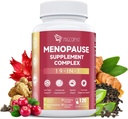 Menopause Suplimente pentru femei, 10 Miliarde CFU Probiotic, 19-in-1 Multivitamine &Ashwagandha Extract, DIM, Balance hormonal, Suport Hot Flashes, Transpirații de noapte, Mood, Sleep
