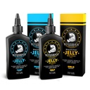 Bossman Barbă de ulei Jelly Kit (2 Scents) - Beard de creștere Softener, Moisturizer Loțiune Gel cu ingrediente naturale - Beard de creștere produs (Magic & Gold Scents)