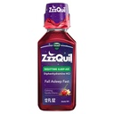 ZzzQuil, Nighttime Sleep Aid Liquid, 50 mg Difenhidramină HCl, No.1 Sleep Aid Brand, Fall Asomn Rapid, Non-Habit Forming, Calmant Vanilla Cherry, 12 FL OZ