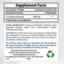 Cele mai bune naturale L-Carnitina 1000mg & L-glutamină 1000mg