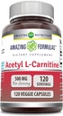 Amazing Formulas Acetil L-Carnitina Hcl Supliment 