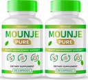 Mounje Pure Keto Capsule, Mounje Pure Advanced Formula pastile - Putere maximă, Mounje Pure Toate pastilele naturale Keto MounjePure capsule, Mounje Pure Oficial Formula pastile Recenzii (2 ambalaj)
