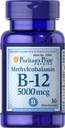 Puritani Pride Metilcobalamină Vitamina B-12 5000 Mcg-30 Microlozenges, 30 Conte