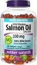 Webber Naturals Wild Alaskan Salmon Oil, 200 Mg, 220-contă