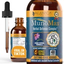MunoMax - Advanced Immune Support Supplement - Liquid Delivery for Better Absorption - Echinacea, Astragalus, Reishi, Goldenseal, Elderberry & More!