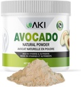 AKI Avocado Superfood Powder (6oz/1700g) - Rich in Nutrients, Vitamine, Omega 3 & Antioxidanti - Ideal pentru Smoothies, iaurt sau Milkshake Popsicles - Vegan & Non-GMO