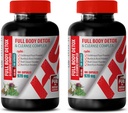 Suport pentru ficat Mulk Thistle - Complexul de detoxifiere şi curăţare a corpului complet 920 MG - Suport pentru ficat Thistle lapte - 2 Flacoane 200 Capsule