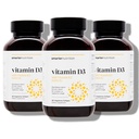 SMARTERNUTRIŢIE Vitamină Vegană D3 5000 UI + Vitamină naturală K2 1100 mcg în ulei organic de cocos şi măsline - D3 K2 Supliment pentru suport imun şi osos - 180 Softgels[90 zi de aprovizionare]