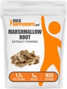 BulkSupplements.com Marshmallow Root extract pulbere - Marshmallow Root Supplement, Herbal Supplement - Gluten Free, 1.2g per Serving, 1kg (2,2 lbs) (Pachet de 1)