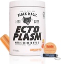 Nutriție mondială Bundle Compatibil cu Black Magic Supply Ecto Plasm - Sherbet Pop mare volum pre-workout - 20 Scoops Non Stim Pump Preworkout supliment de pulbere cu mai multe Purpose Keychain