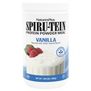 NaturasPlus SPIRU-TEIN, Vanilie - 1.06 lbs - Spirulina Pudră de proteine - Vitamine și minerale pentru energie - Vegetarian, Gluten gratuit - 16 Serviri