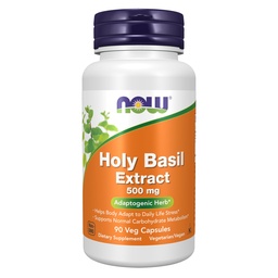 ACUM Alimente Suplimente, Extract de Holy Basil 500 mg (Sfântul Basil este o plantă sacră în Ayurveda), 90 Capsule Veg