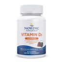 Naturale nordice Vitamina D3 Gumies, Wild Berry - 60 Gummies - 1000 UI Vitamina D3 - Gust mare - oase sănătoase, funcția sistemului Mood & Immune - non-GMO - 60 Servings