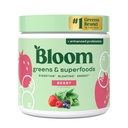 Bloom Nutrition Superfood Greens Powder, Enzime digestive cu Probiotice si Prebiotice, Sanatate Inghititoare, Relief Blooting pentru femei, Chlorella, Green Juice Mix cu Root Powder, 30 SVG, Berry